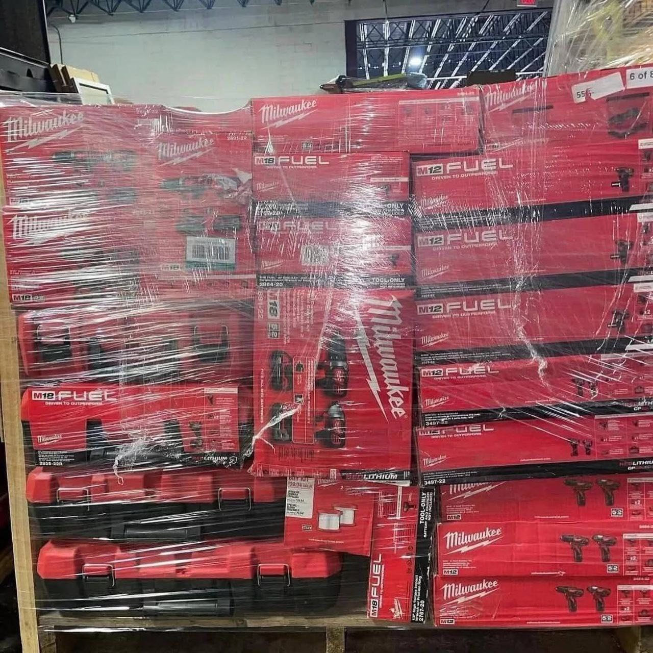 Premium Tool Pallets, Mixed & Branded Loads Available